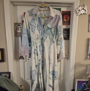 Women's Multicolor Long Jacket